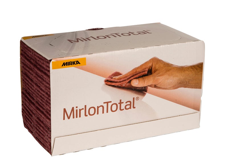Mirka Mirlon Total/Very Fine Grit 360/25 Pieces/Scuff Pads/General Purpose Sanding/Handsanding Non-Woven / 4.5"" x 9"" / 18-118-447 - Image 1